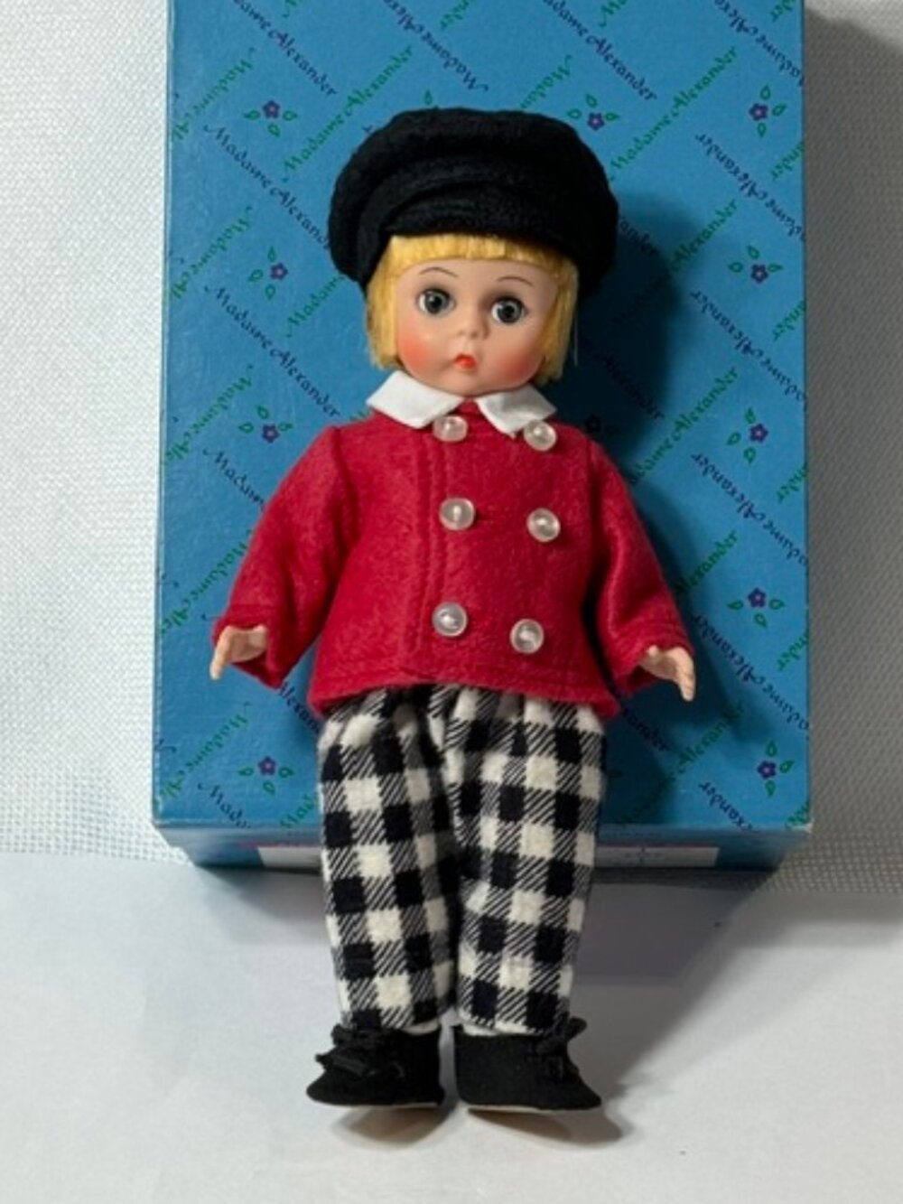 Madame Alexander restrung 8" Tommy Snooks #447 doll in original box